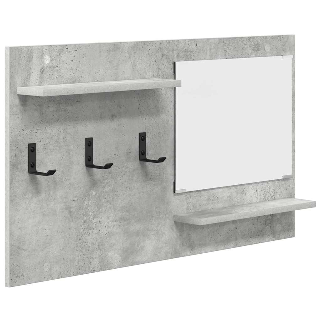 Vægmonteret Jakkeholder Vægmonteret Beton Grå 90 x 10 x 50 cm