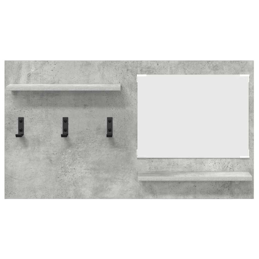 Vægmonteret Jakkeholder Vægmonteret Beton Grå 90 x 10 x 50 cm