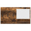 Vægmonteret Jakkeholder Vægmonteret Røget eg 90 x 10 x 50 cm