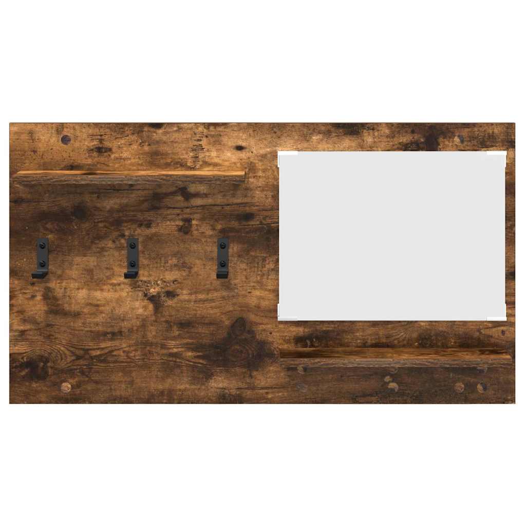 Vægmonteret Jakkeholder Vægmonteret Røget eg 90 x 10 x 50 cm