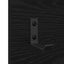 Vægmonteret Jakkeholder Vægmonteret Sort eg 70 x 10 x 90 cm