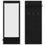 Vægmonteret Jakkeholder Vægmonteret Sort eg 70 x 10 x 90 cm