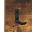 Vægmonteret Jakkeholder Vægmonteret Røget eg 70 x 10 x 90 cm