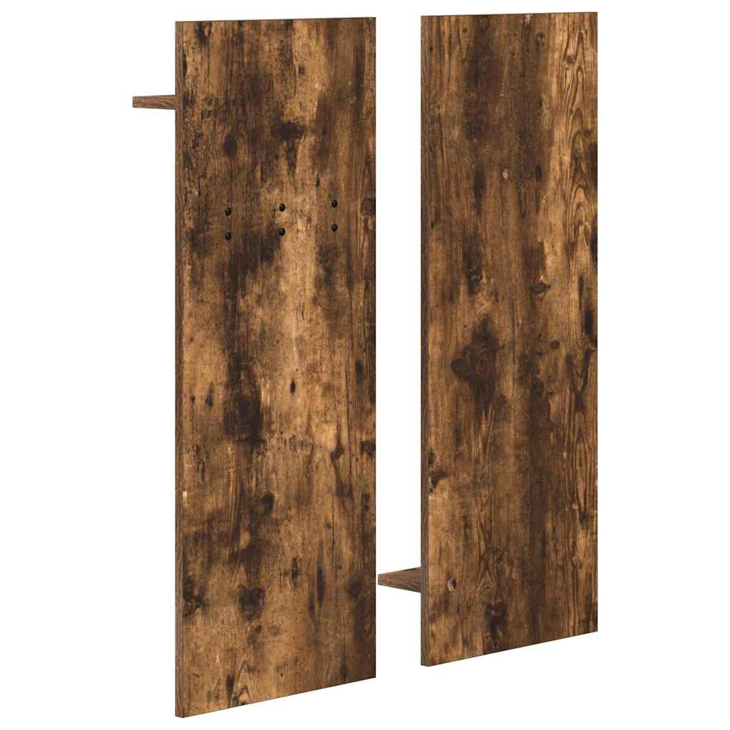 Vægmonteret Jakkeholder Vægmonteret Røget eg 70 x 10 x 90 cm