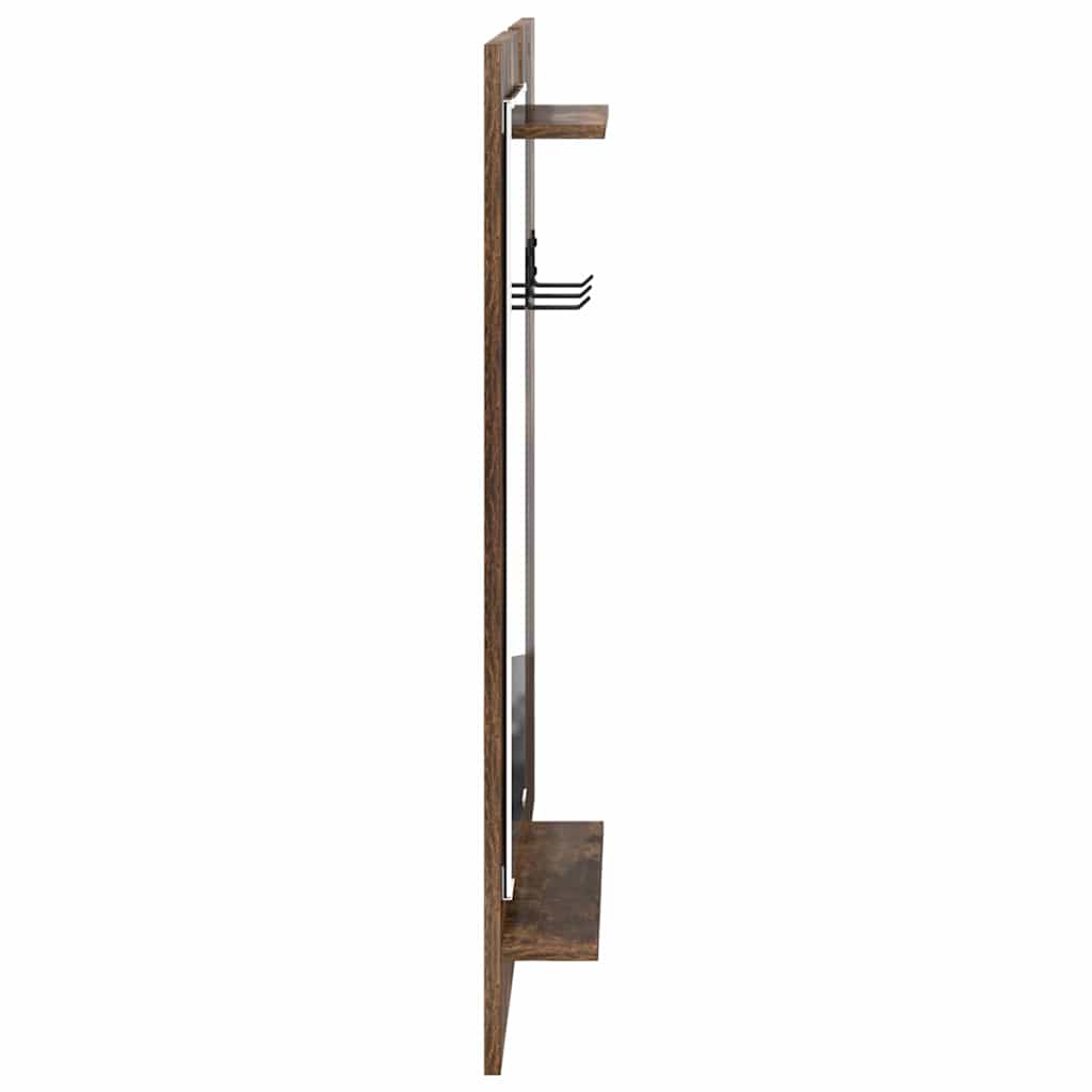 Vægmonteret Jakkeholder Vægmonteret Røget eg 70 x 10 x 90 cm