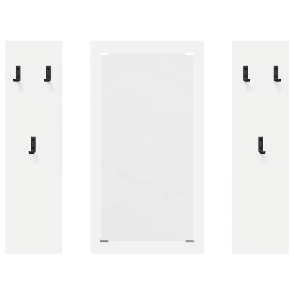 Vægmonteret Jakkeholder Vægmonteret Hvid 96 x 1,5 x 90 cm