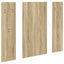 Vægmonteret Jakkeholder Vægmonteret Sonoma eg 96 x 1,5 x 90 cm