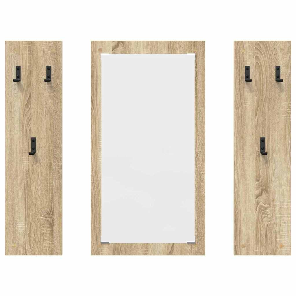 Vægmonteret Jakkeholder Vægmonteret Sonoma eg 96 x 1,5 x 90 cm