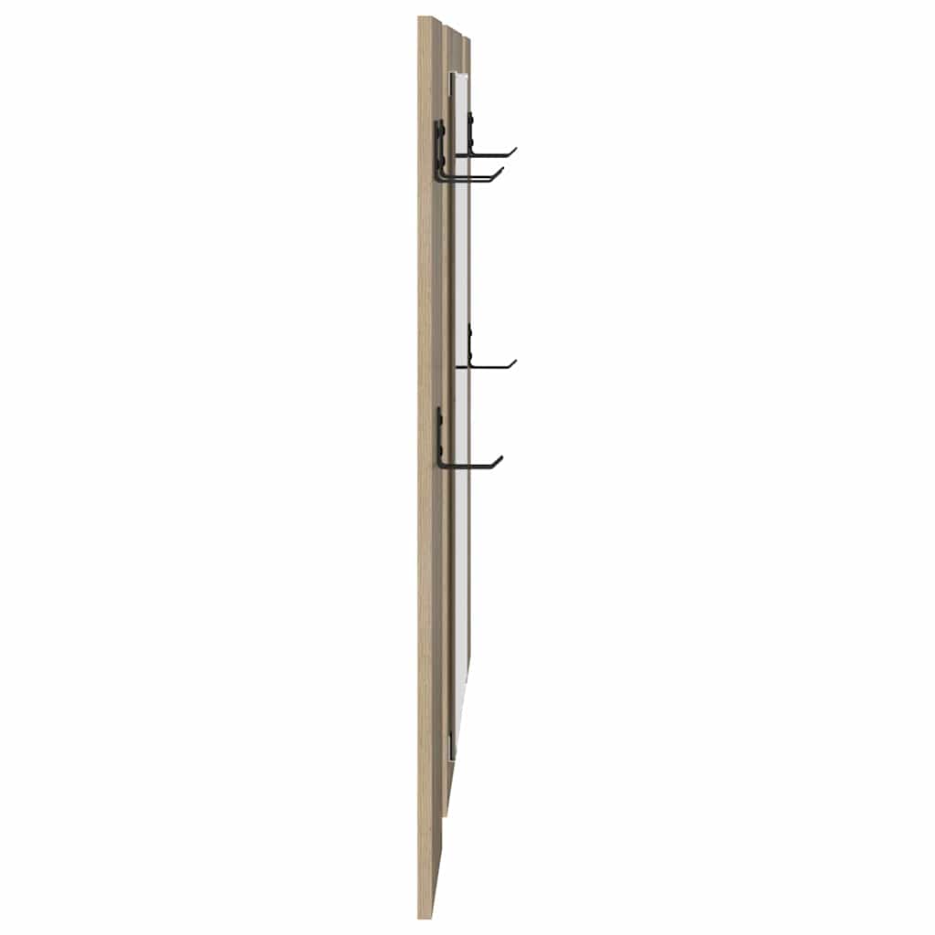 Vægmonteret Jakkeholder Vægmonteret Sonoma eg 96 x 1,5 x 90 cm