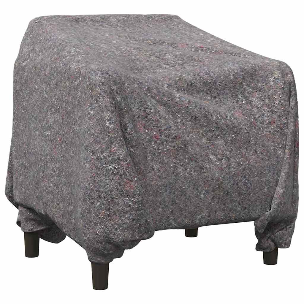 Flyttetæpper 25 pcs Grå 150 x 200 cm Stof