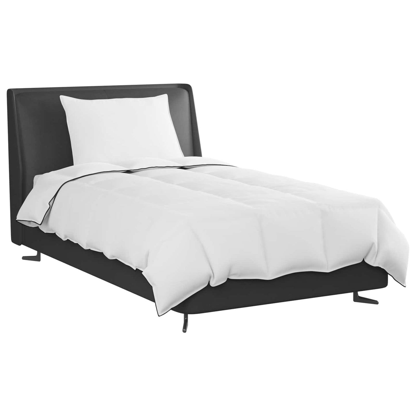 Vinter dyne med pude 2 pcs Hvid Dunfjer