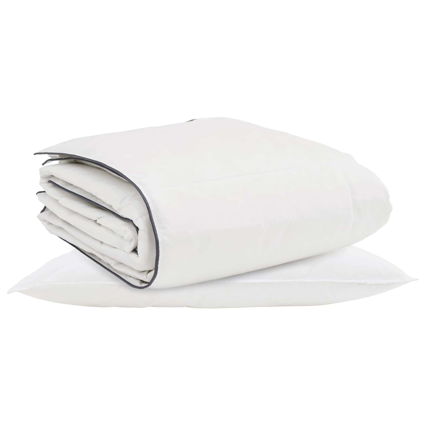 Vinter dyne med pude 2 pcs Hvid Dunfjer