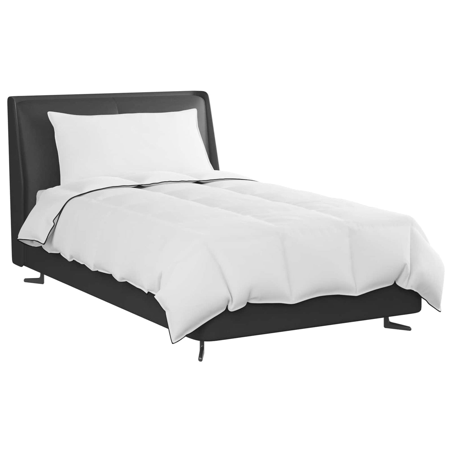Vinter dyne med pude 2 pcs Hvid Dunfjer