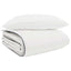 Vinter dyne med pude 2 pcs Hvid Dunfjer