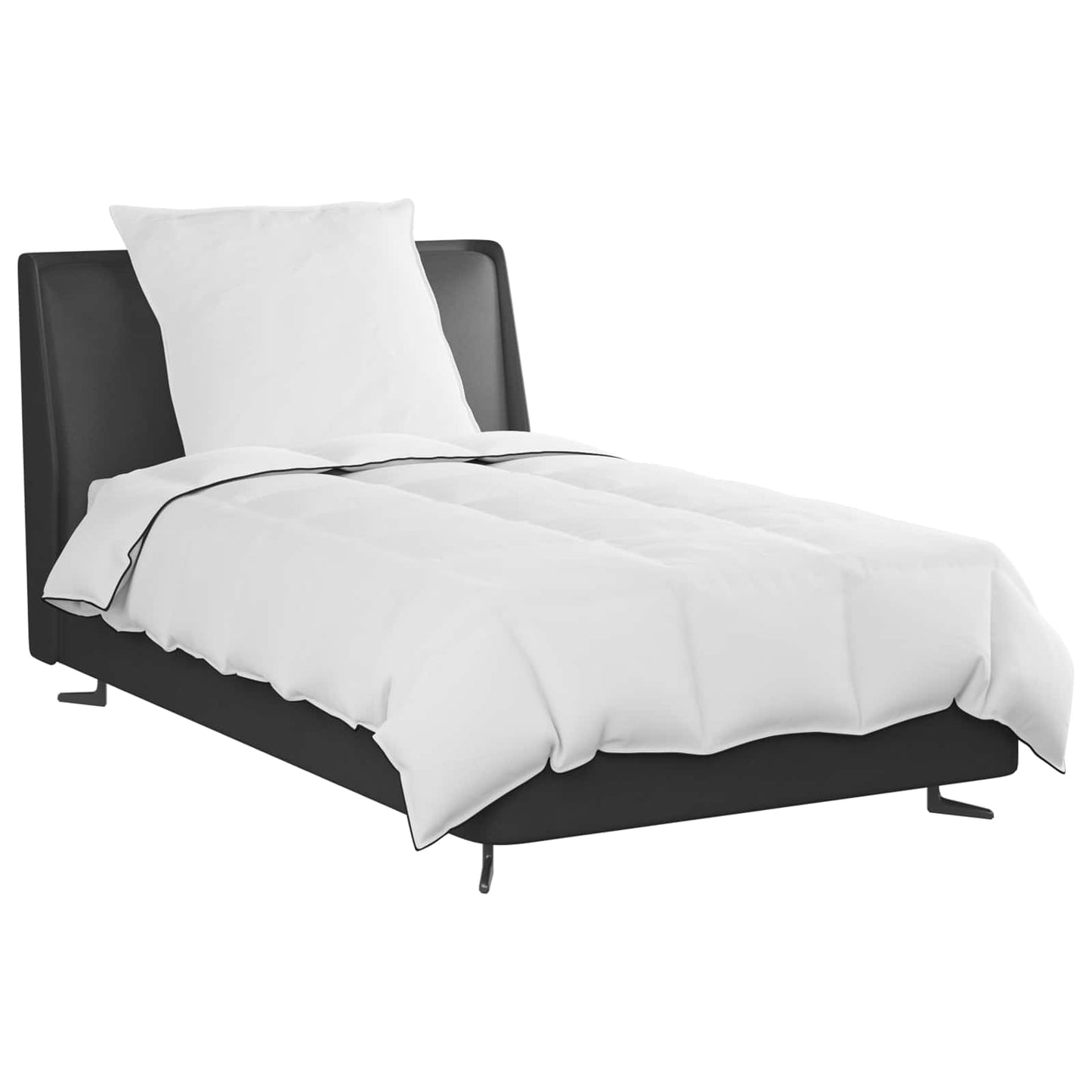 Vinter dyne med pude 2 pcs Hvid Dunfjer