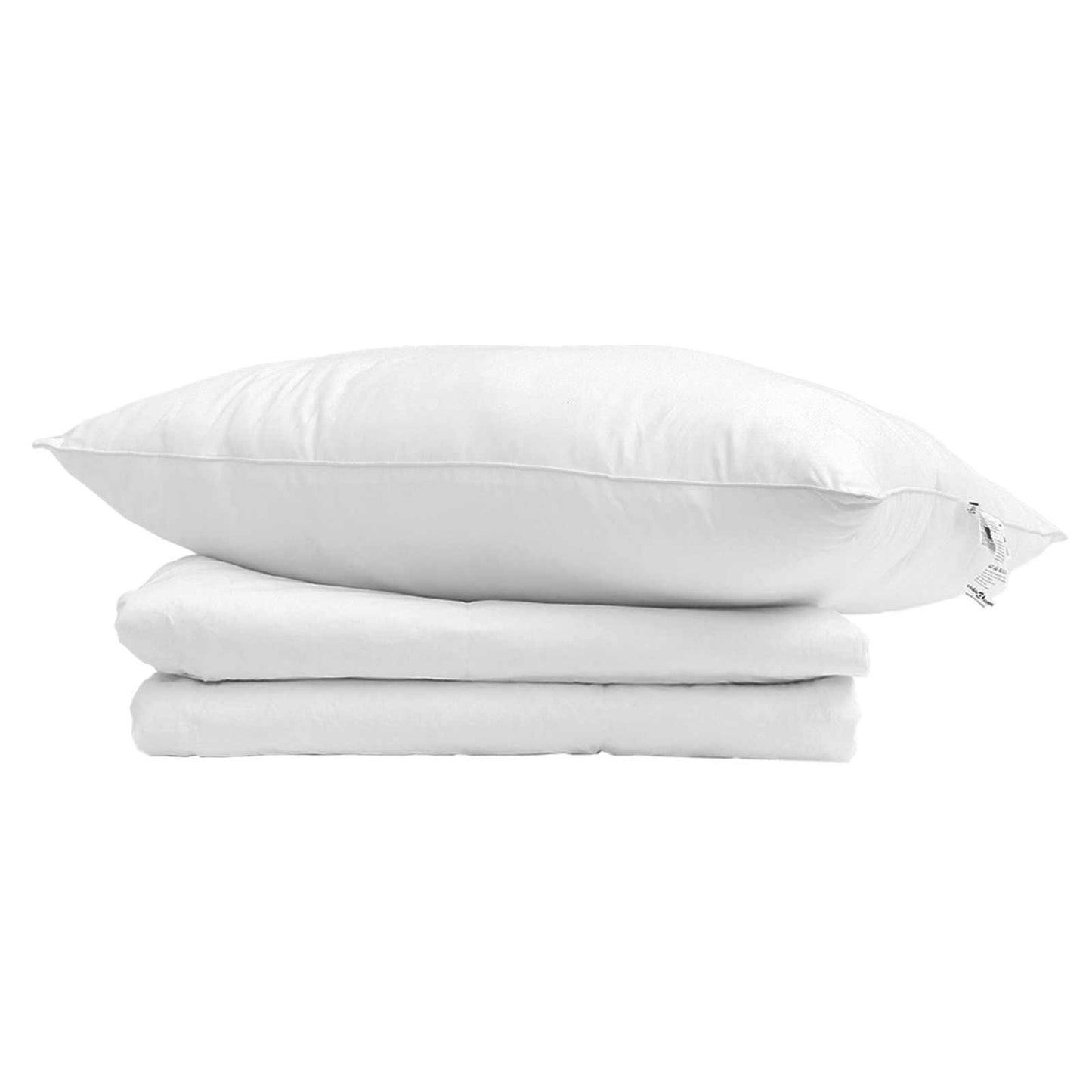 Sommer dyne med pude 2 pcs Hvid Dunfjer