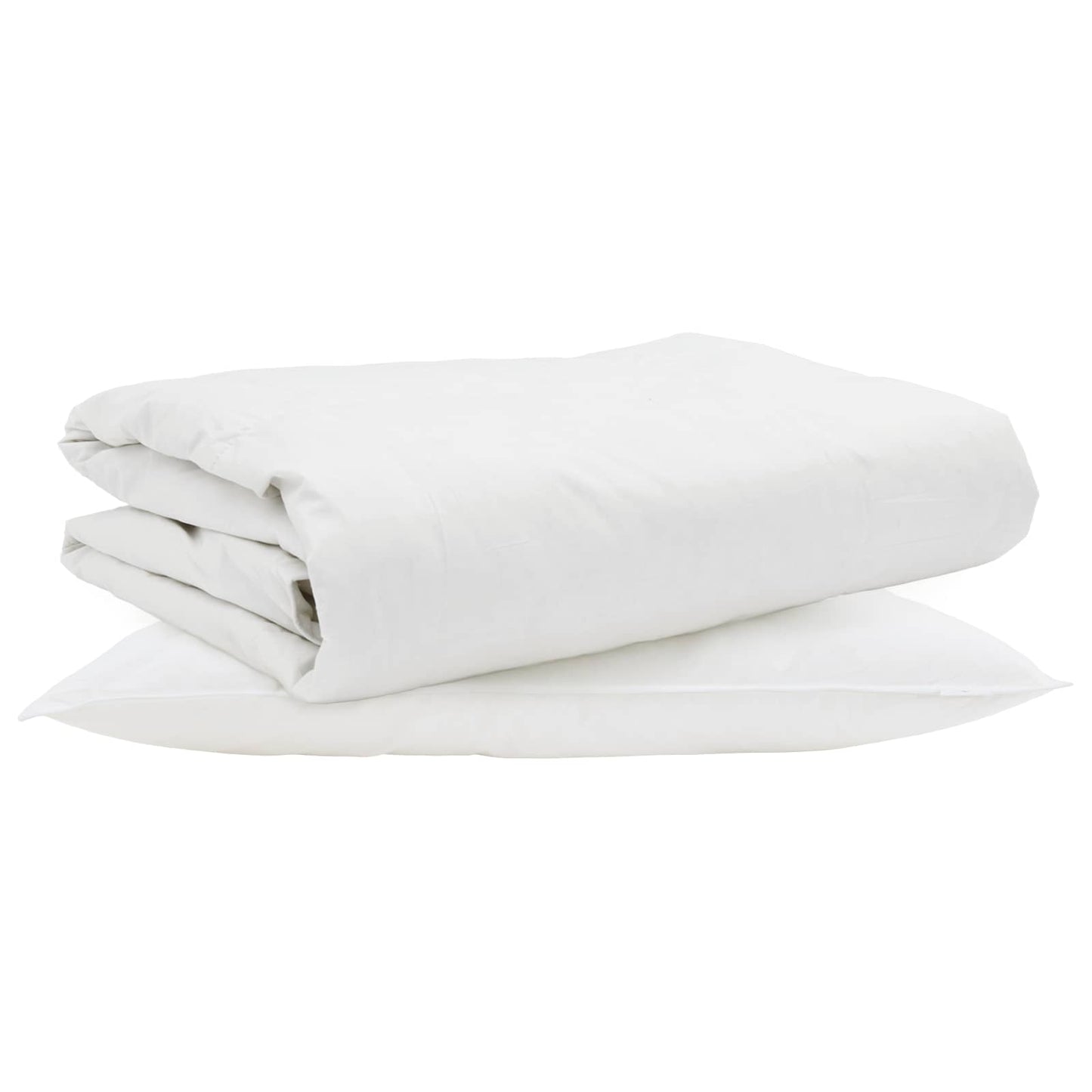 Sommer dyne med pude 2 pcs Hvid Dunfjer