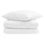 Sommer dyne med pude 2 pcs Hvid Dunfjer