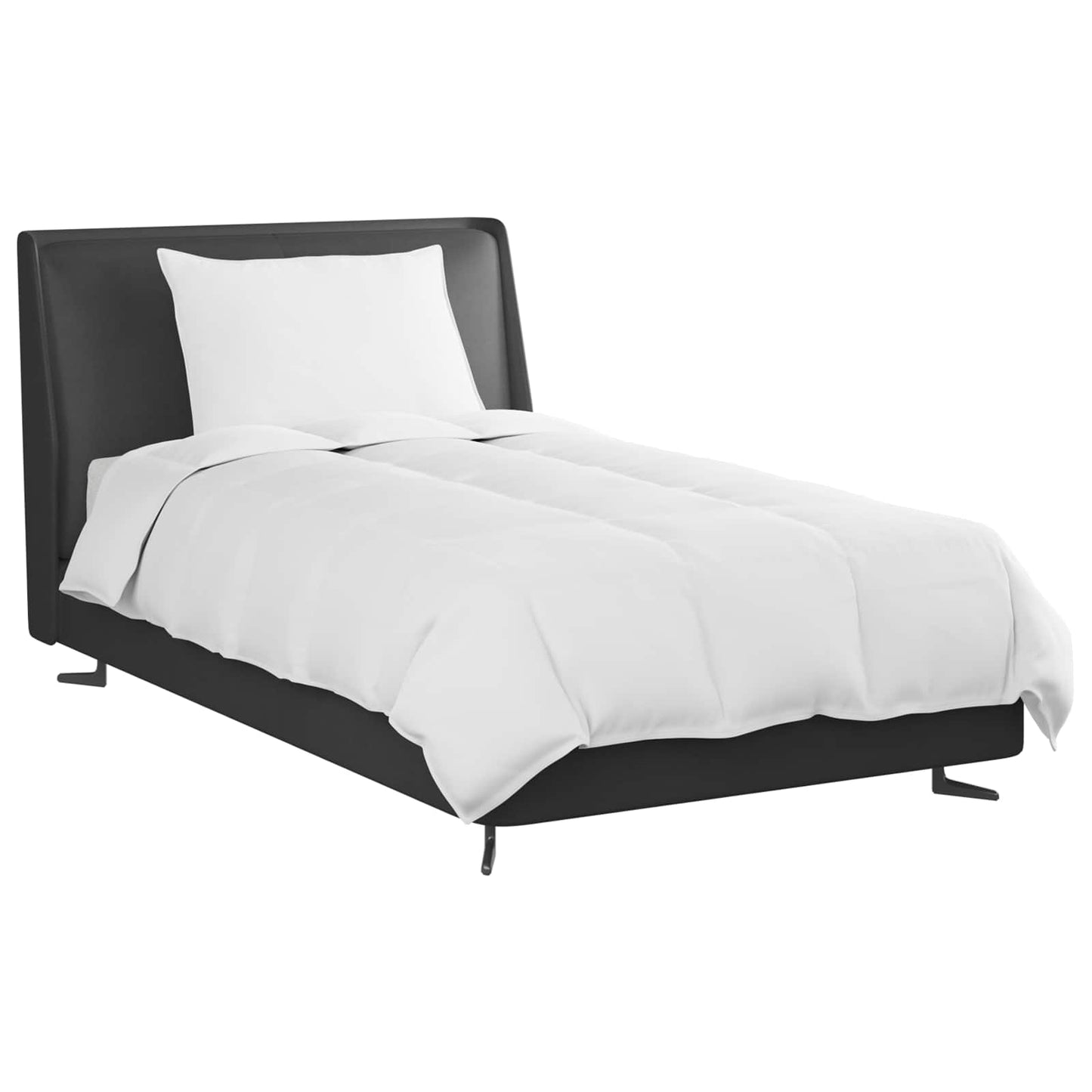 Sommer dyne med pude 2 pcs Hvid Dunfjer