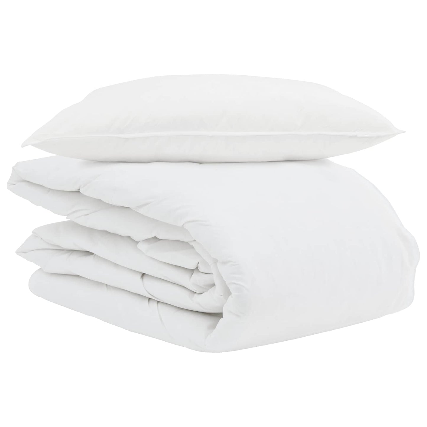 Sommer dyne med pude 2 pcs Hvid Dunfjer