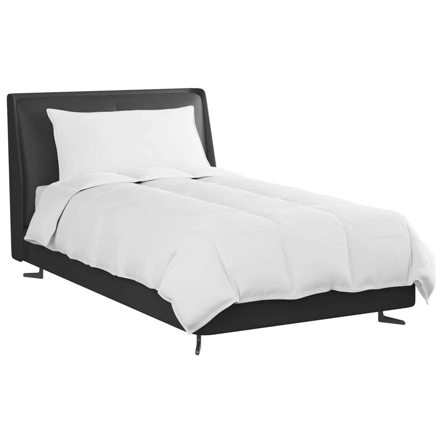 Sommer dyne med pude 2 pcs Hvid Dunfjer
