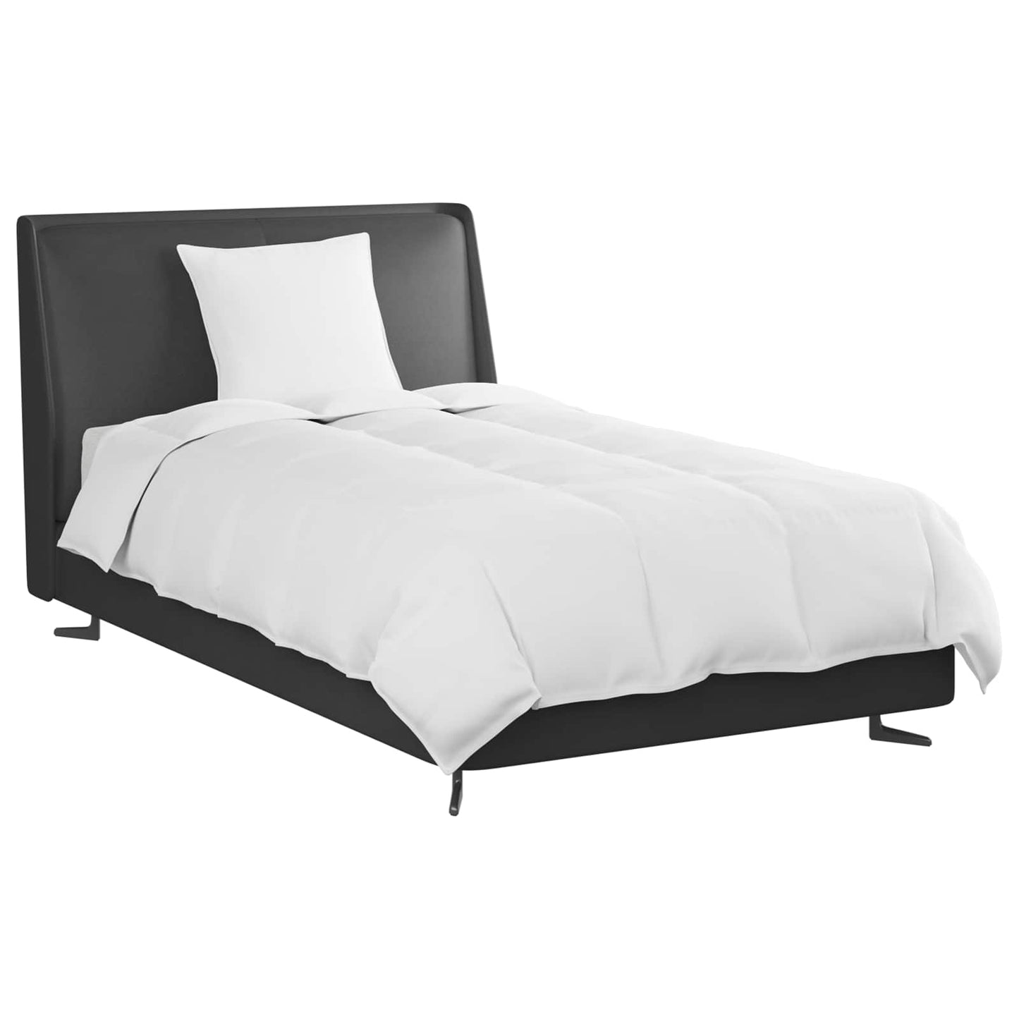Vinter dyne med pude 2 pcs Hvid Dunfjer