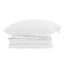 2-i-1 Dyne med pude 2 pcs Hvid Dunfjer