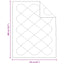 Sommer dyne med pude 2 pcs Hvid Microfiber