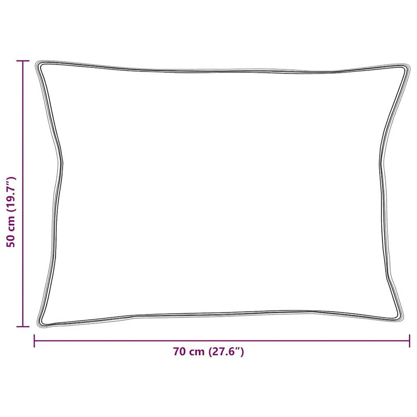 Sommer dyne med pude 2 pcs Hvid Microfiber