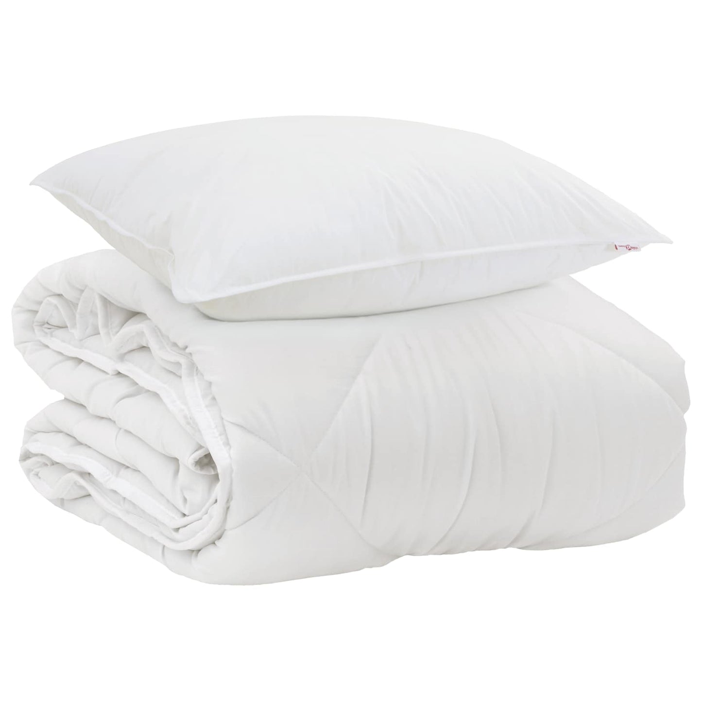 Årsdækkende Dyne med pude 2 pcs Hvid Microfiber