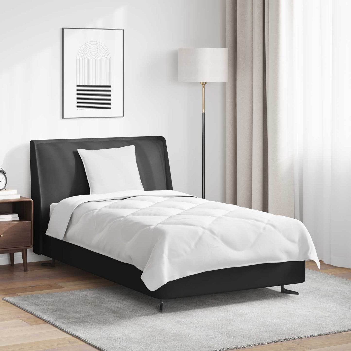 Årsdækkende Dyne med pude 2 pcs Hvid Microfiber