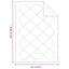 Dyne med pude 2 pcs Hvid Microfiber