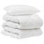 Dyne med pude 2 pcs Hvid Microfiber