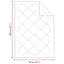 Dyne med pude 2 pcs Hvid Microfiber