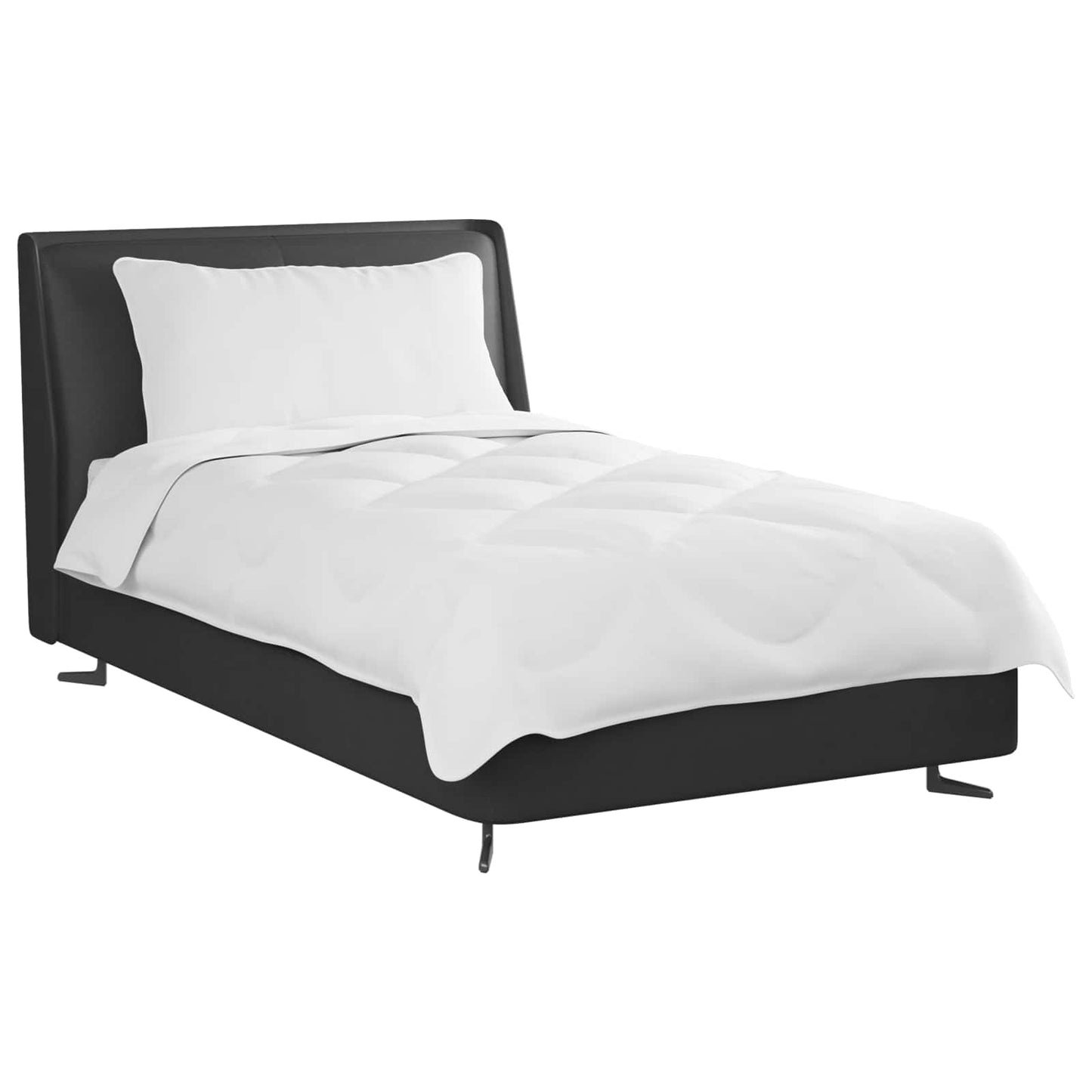 Dyne med pude 2 pcs Hvid Microfiber