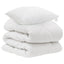 Dyne med pude 2 pcs Hvid Microfiber