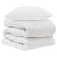 Dyne med pude 2 pcs Hvid Microfiber