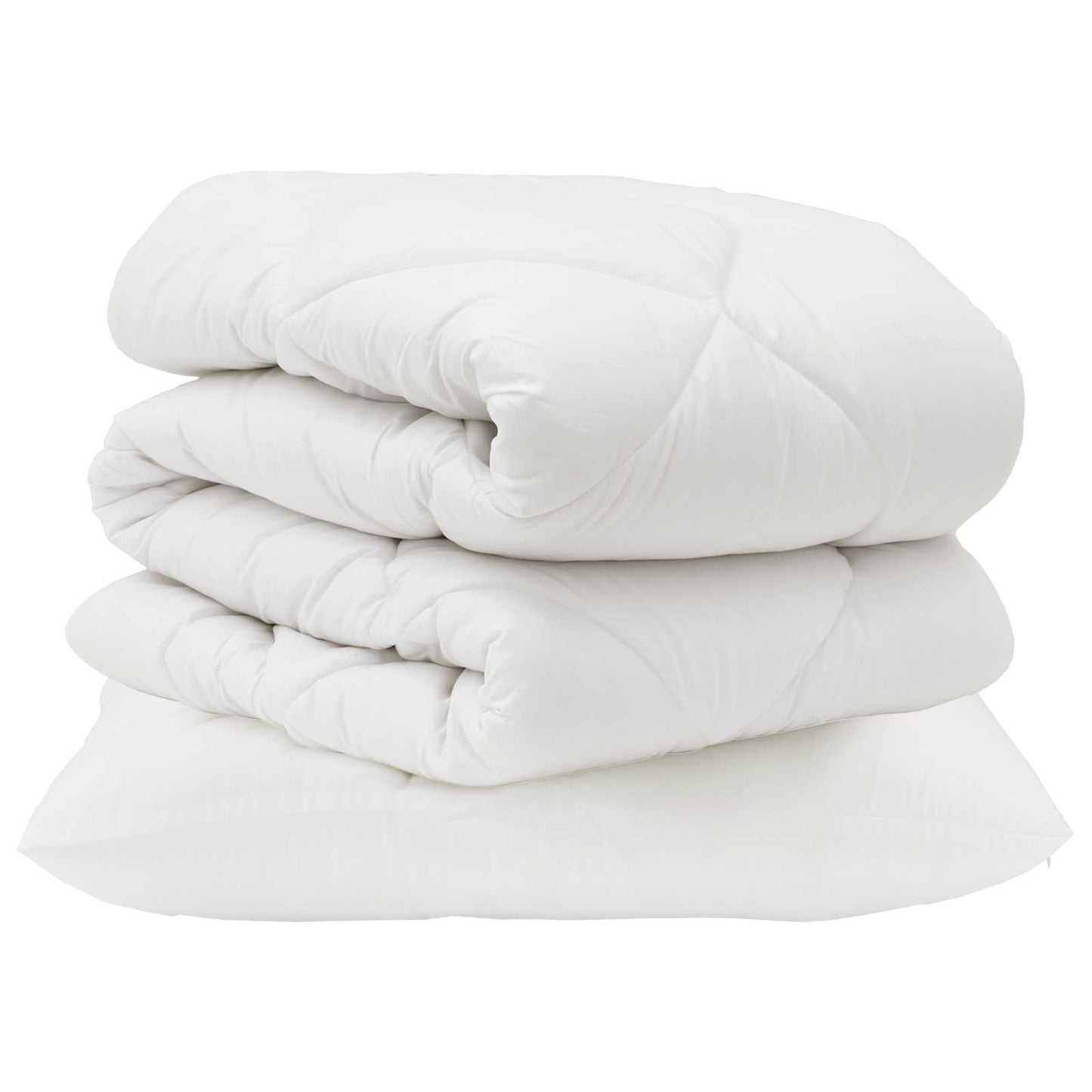 Dynebetræk Sæt med pude 2 pcs Hvid Microfiber