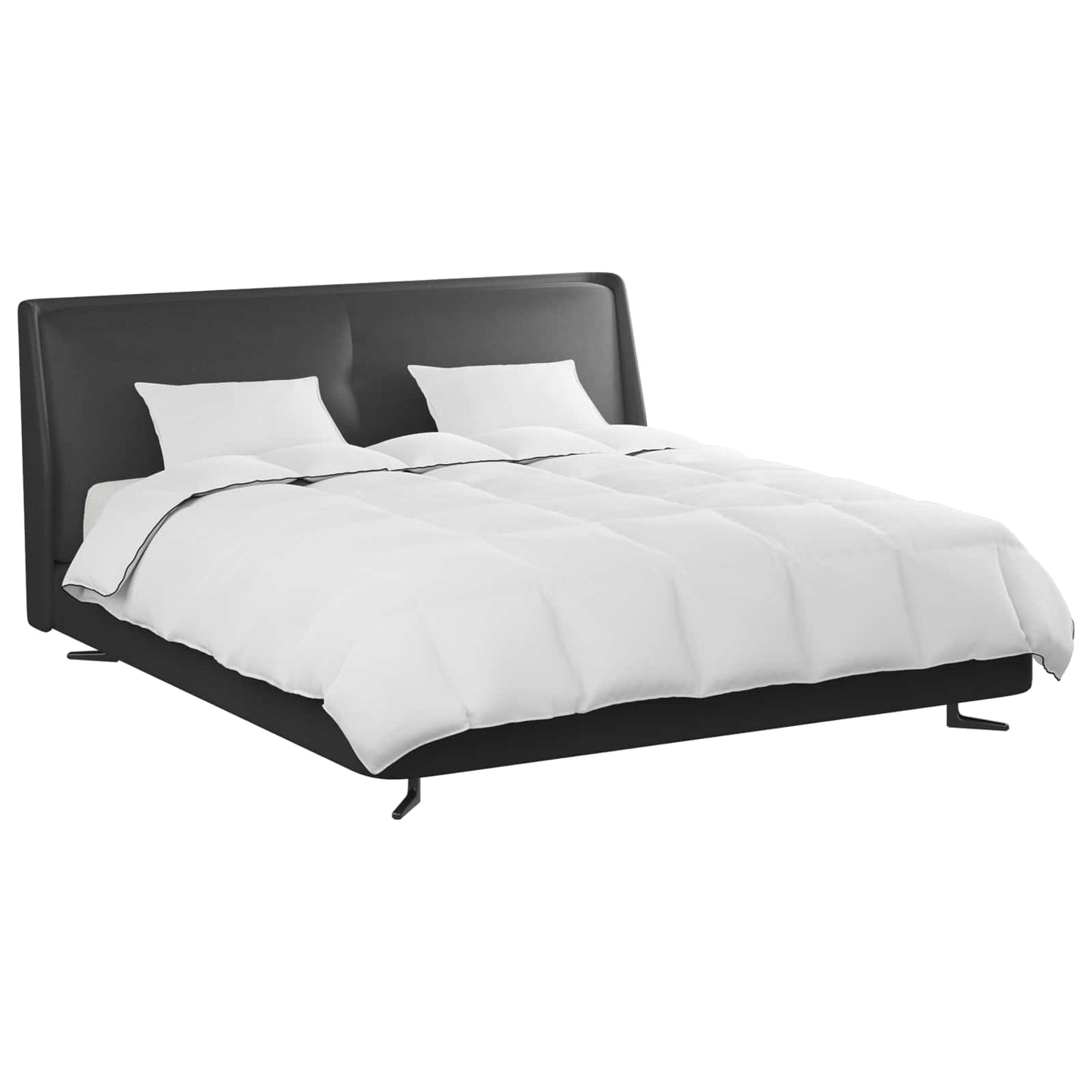 Vinter dyne med pude 3 pcs Hvid Dunfjer