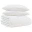 Vinter dyne med pude 3 pcs Hvid Dunfjer