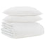 Vinter dyne med pude 3 pcs Hvid Dunfjer