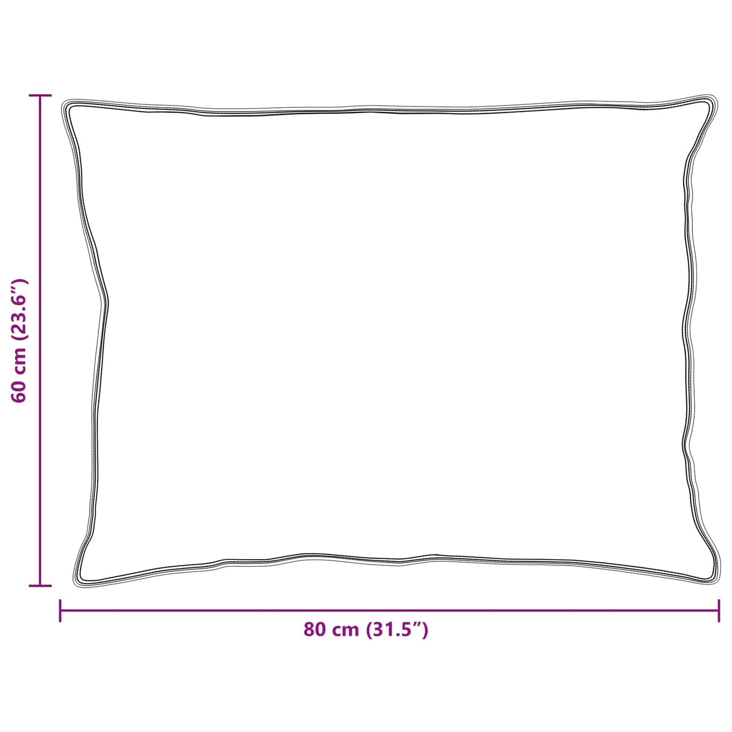 Dynebetræk Sæt med pude 3 pcs Hvid Dunfjer