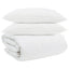 Dynebetræk Sæt med pude 3 pcs Hvid Dunfjer