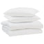 Sommer dyne med pude 3 pcs Hvid Mikrofiber