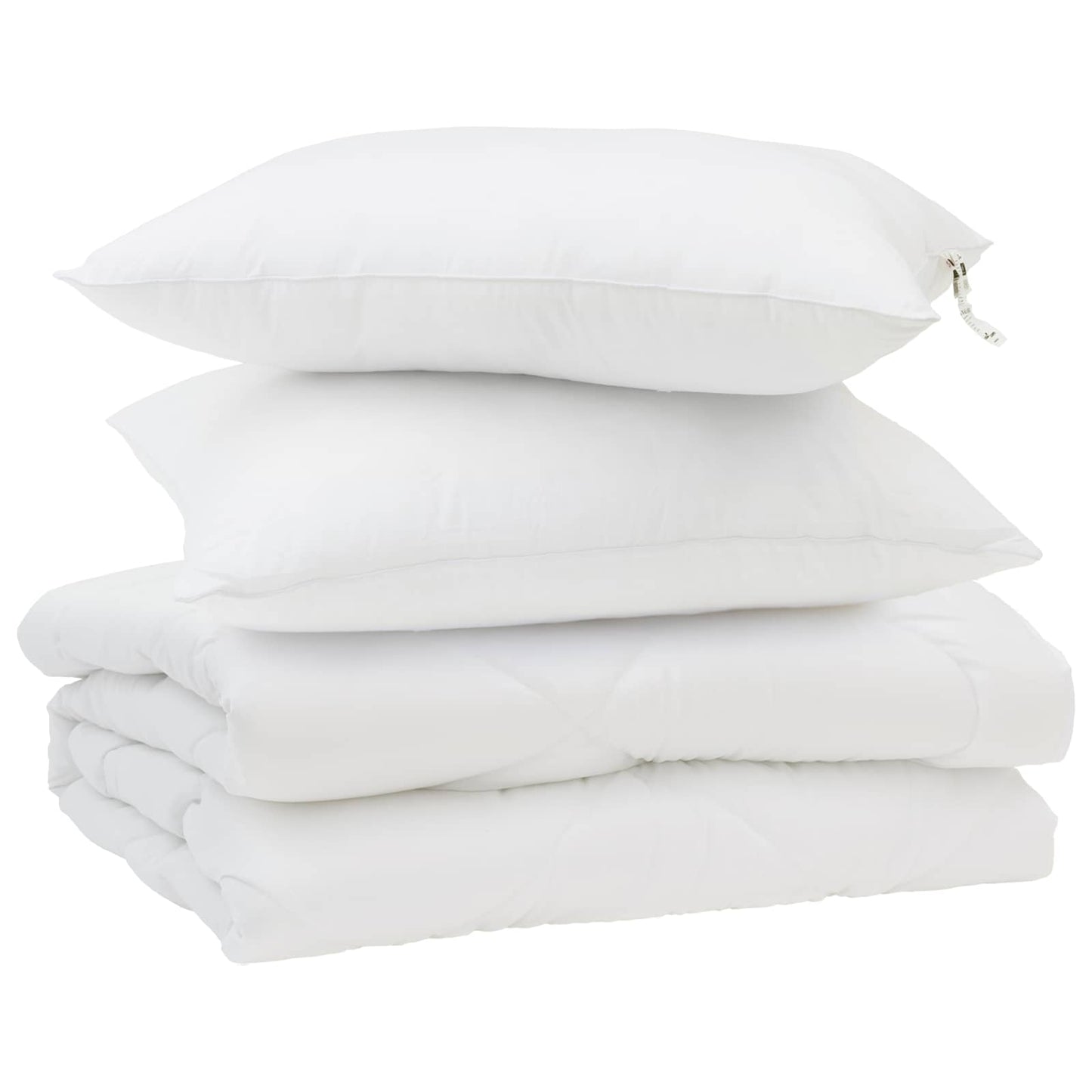 Sommer dyne med pude 3 pcs Hvid Mikrofiber