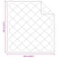 Sommer dyne med pude 3 pcs Hvid Mikrofiber