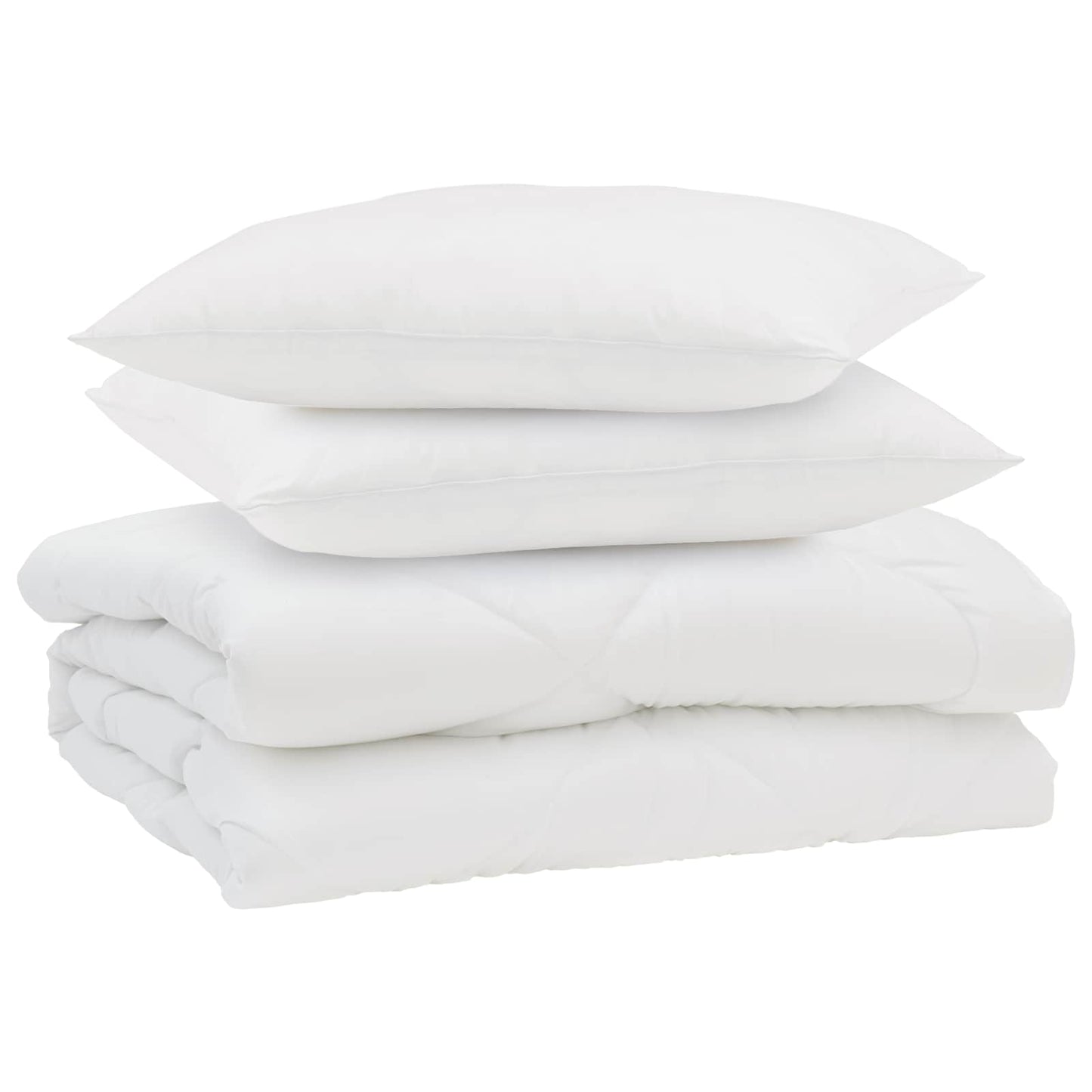 Sommer dyne med pude 3 pcs Hvid Mikrofiber