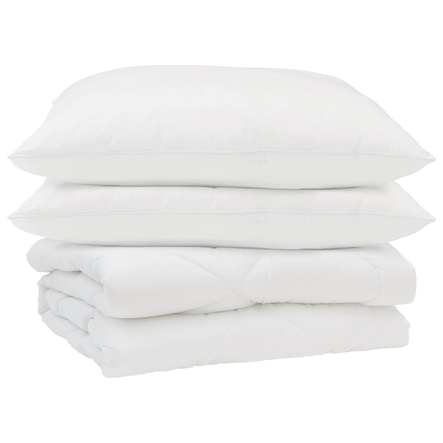 Sommer dyne med pude 3 pcs Hvid Mikrofiber