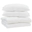 Sommer dyne med pude 3 pcs Hvid Mikrofiber