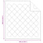 Sommer dyne med pude 3 pcs Hvid Mikrofiber